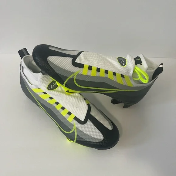 Nike Vapor Edge Pro 360 Neon Volt Dark Smoke Grey Black DQ3670-071 sz 8 Men's